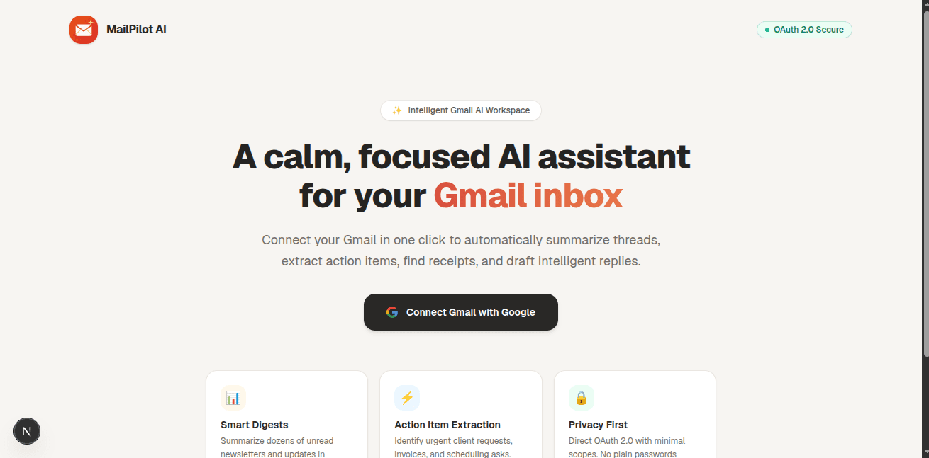 MailPilot AI Preview